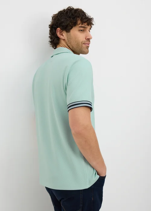 Mint Smart Bubble Zip Polo Shirt - XL Image 3