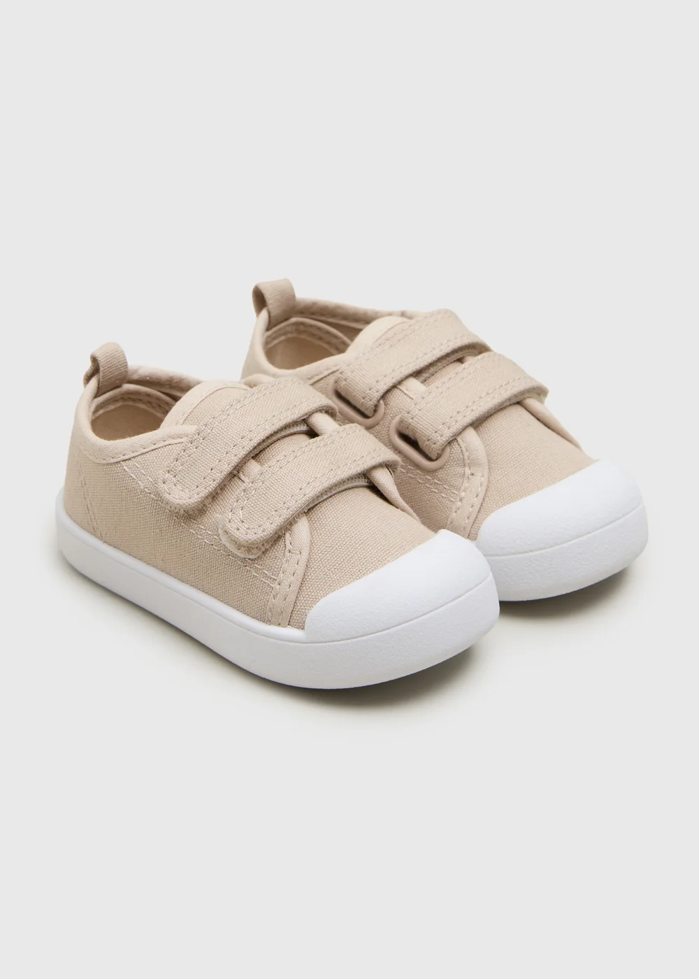 Pre-Walker Boys Beige Canvas Shoes (Younger 2-5) - 2 Image 1