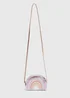 Girls Multicolour Rainbow Metallic Bag - One Size Image 1