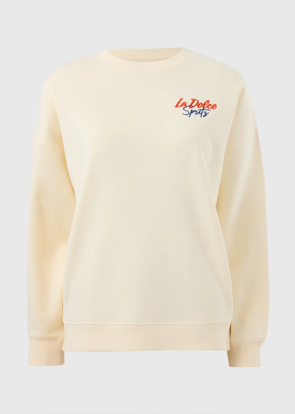 Cream Spritz Graphic Sweatshirt - 2XL Image 1