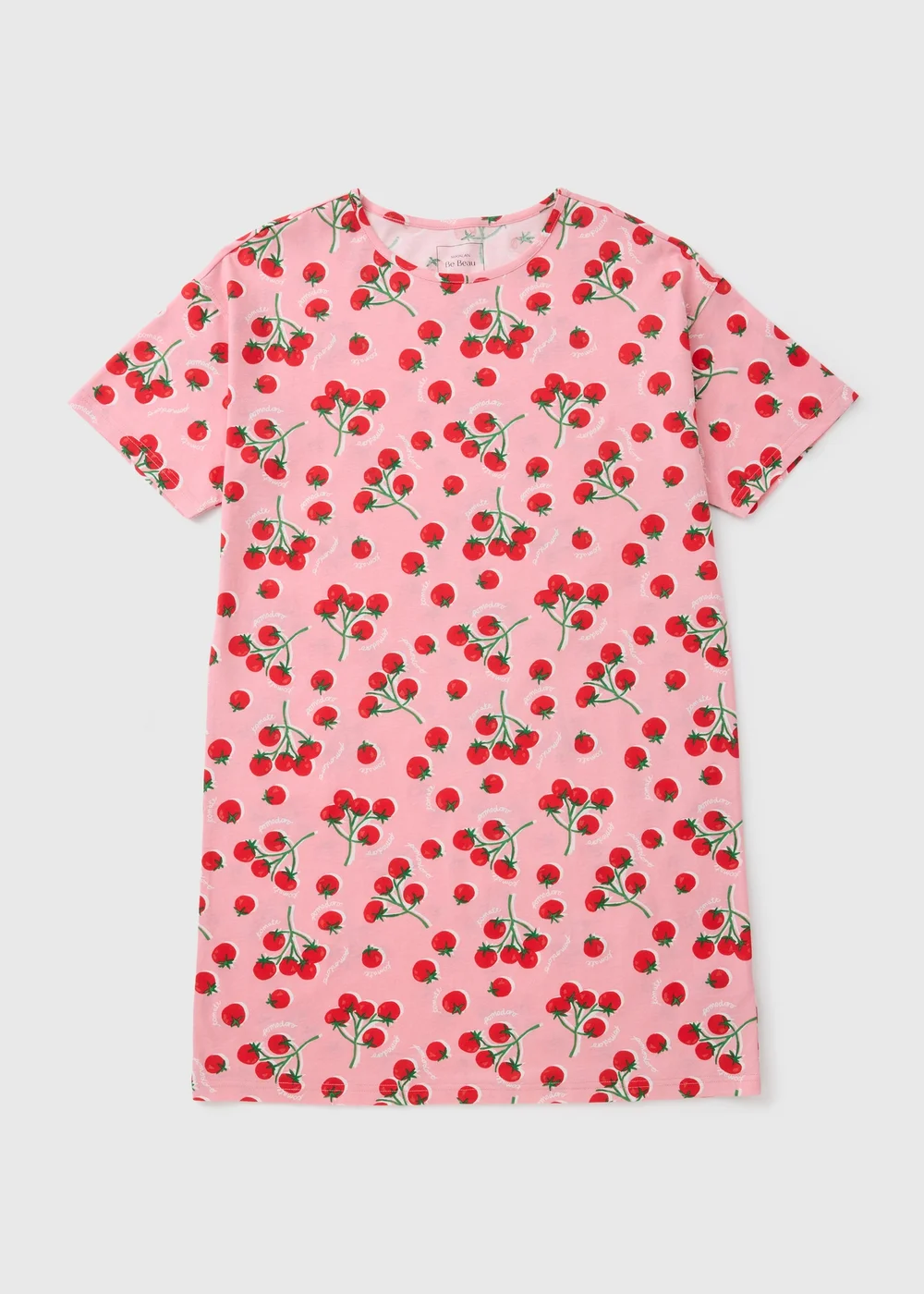 Pink Tomato T-Shirt Nightie - Extra small Image 3