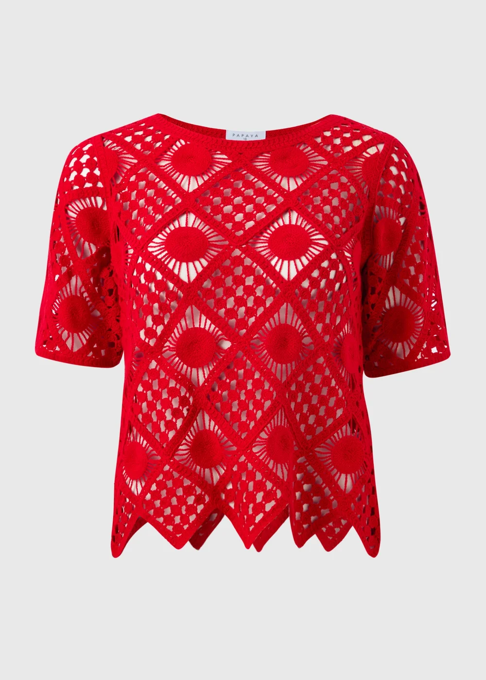 Red Crochet Top - 8 Image 4