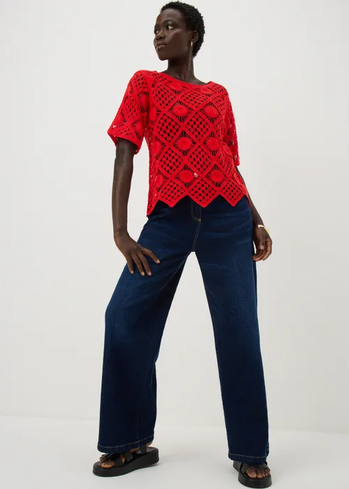 Red Crochet Top - 8 Image 1