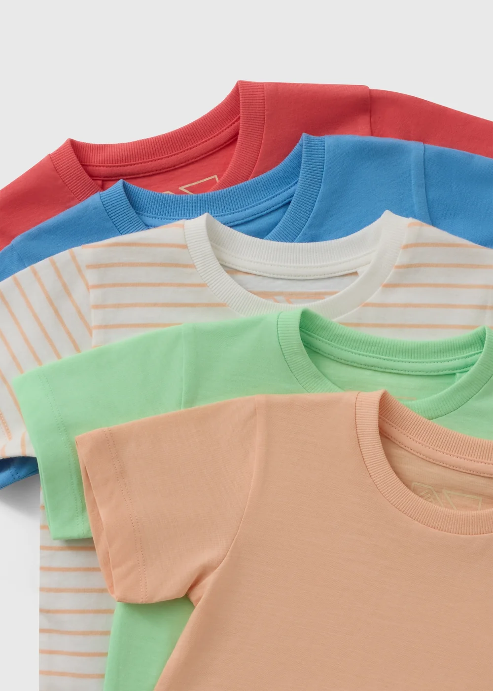 5 Pack Boys Multicoloured Summer T-Shirts (1-7 Years) - 4-5 Yrs Image 2