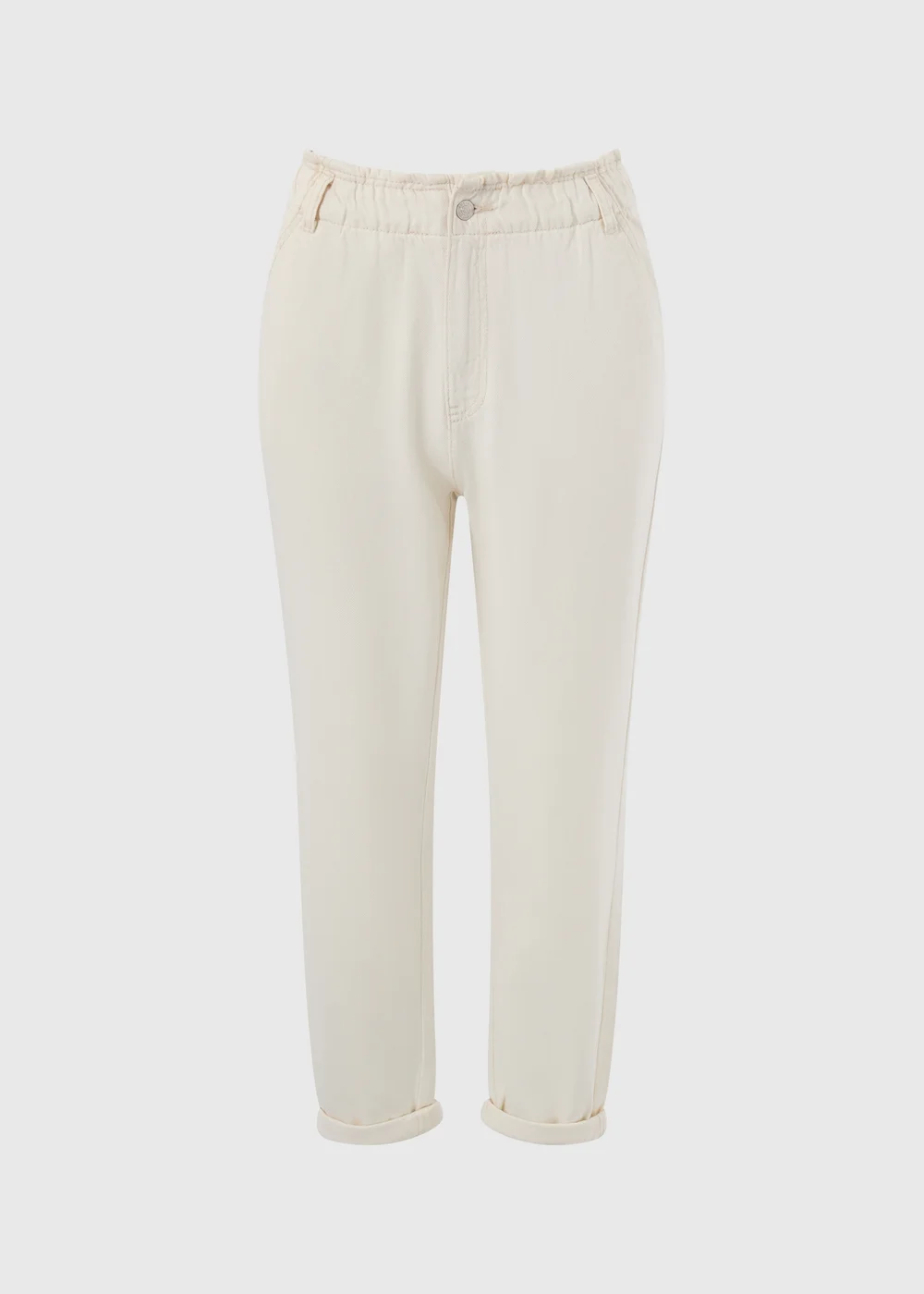 Ecru Paperbag Jeans - 18 Image 3