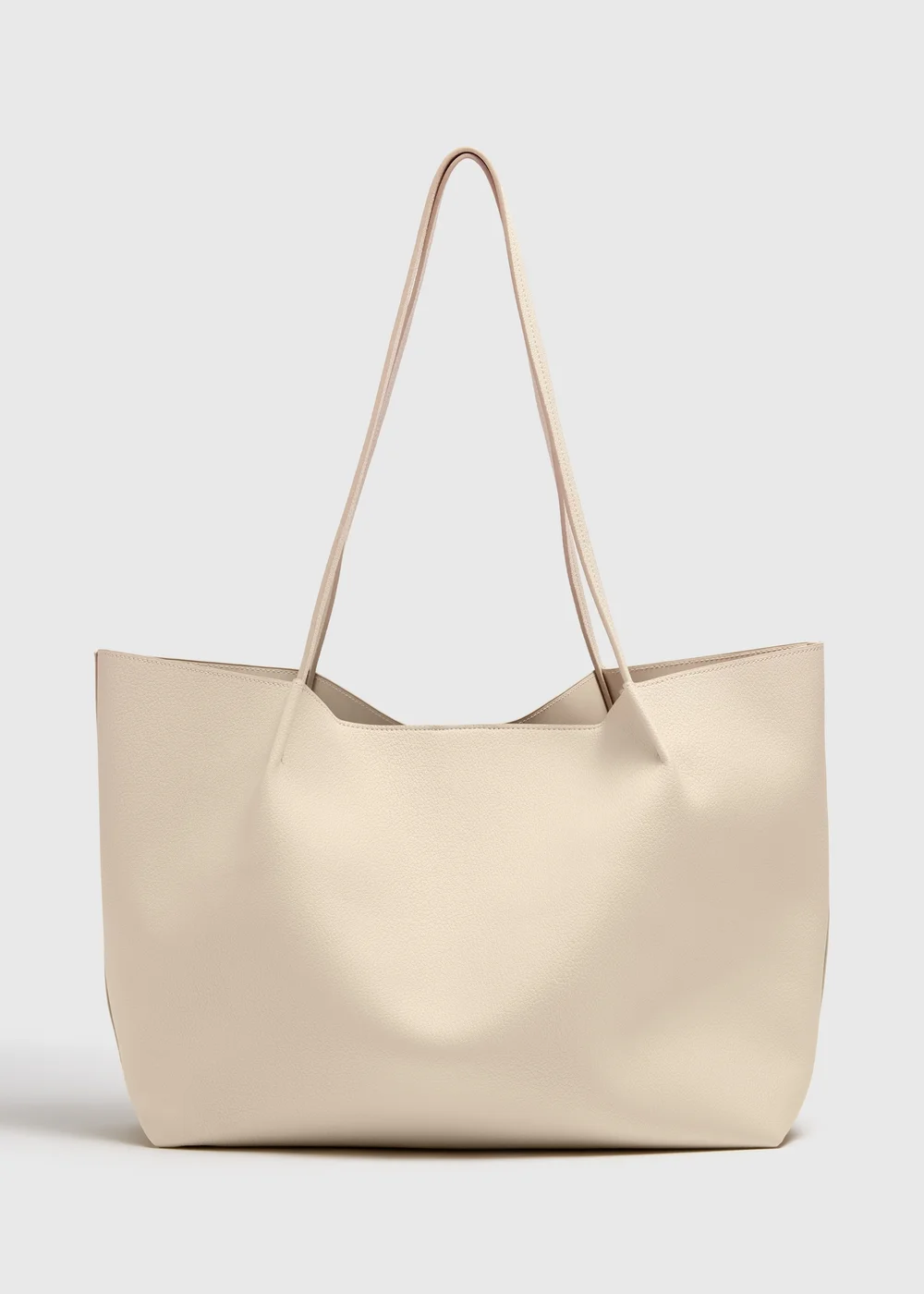 Cream Soft Tote Bag - One Size Image 3