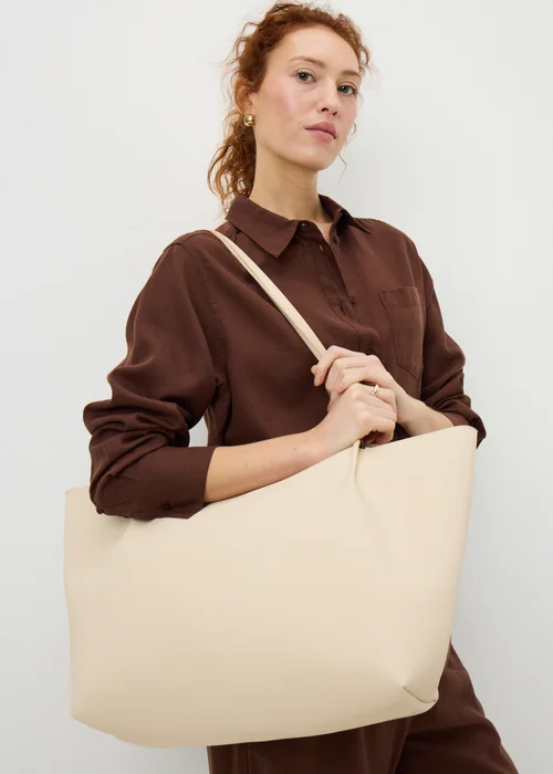 Cream Soft Tote Bag - One Size Image 1
