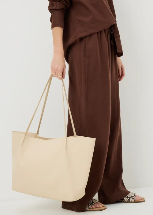 Cream Soft Tote Bag - One Size Image 2