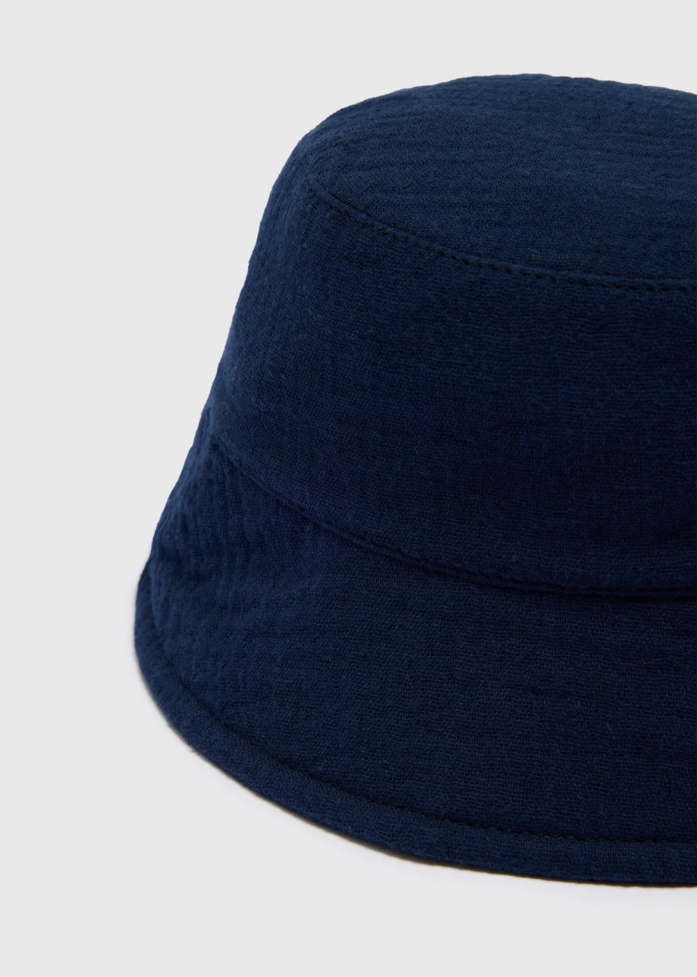 Baby Navy Bucket Hat (Newborn-24mths) - Up to 1 Month Image 2