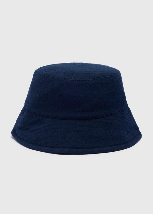 Baby Navy Bucket Hat (Newborn-24mths) - Up to 1 Month Image 1
