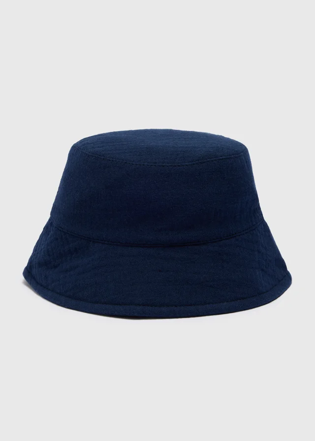Baby Navy Bucket Hat (Newborn-24mths)