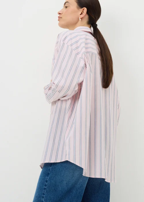 Pink Poplin Stripe Shirt - 8 Image 2