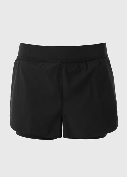 Souluxe Black 2 in 1 Gym Shorts - Size 18 Image 4