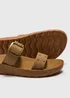 Soleflex Taupe Stud Flexi Footbed Sandals - 3 Image 2