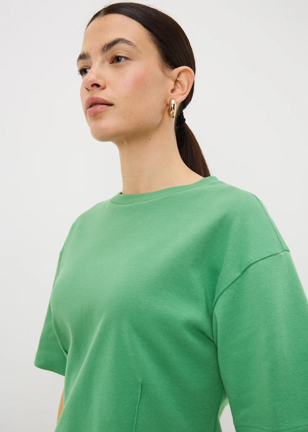 Green Seam Detail Top - 8 Image 3