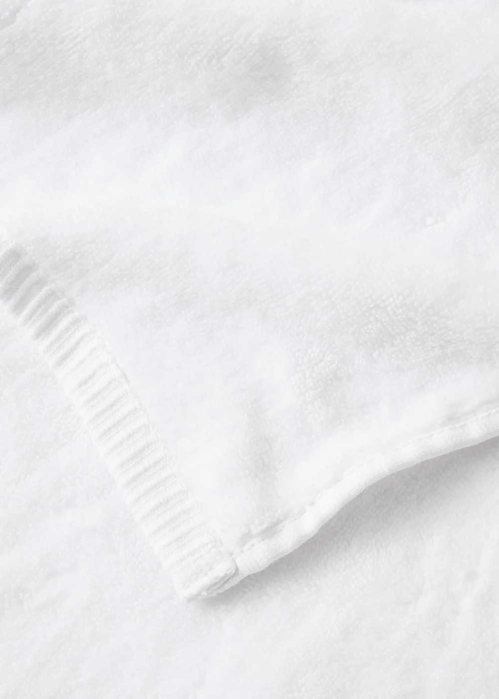 White Luxury Zero Twist Towels - Hand Towel Image 2