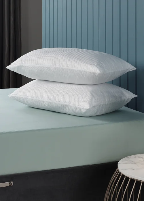 Downland Luxury Waffle Pillow Pair Image 3