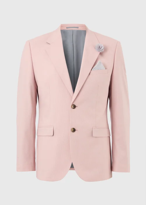 Taylor & Wright Rosewood Pink Slim Fit Suit Jacket - 38 S Image 5