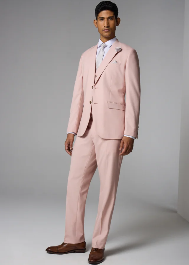 Taylor & Wright Rosewood Pink Slim Fit Suit Jacket