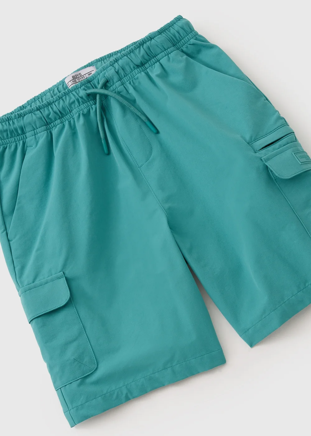 Boys Teal Tech Cargo Shorts (7-15yrs) - 8 Yrs Image 2