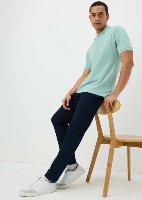 Mint Green Essential Polo Shirt - XS Image 1