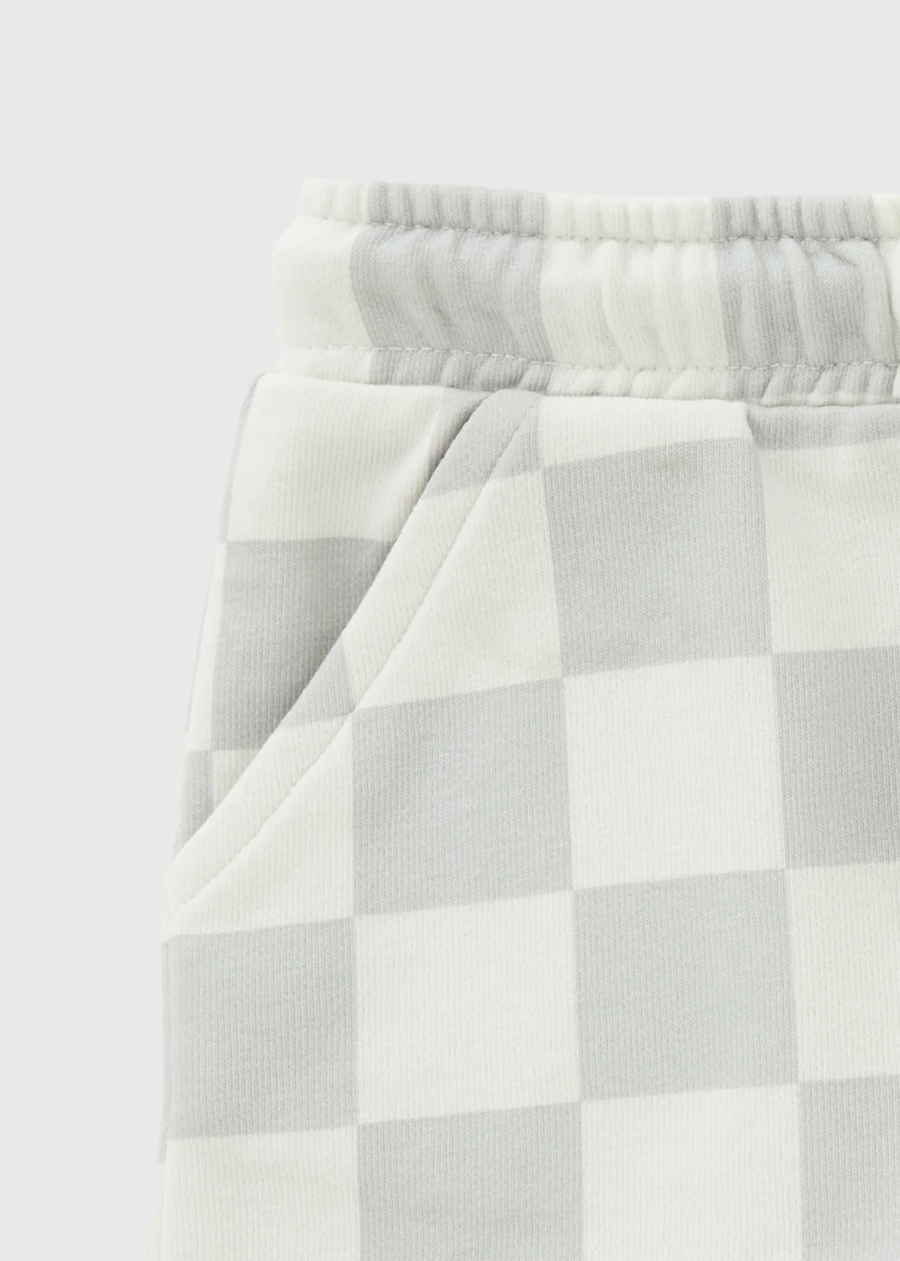 Boys Grey Checkerboard Shorts (1-7yrs) - 1 half year to 2 Image 2