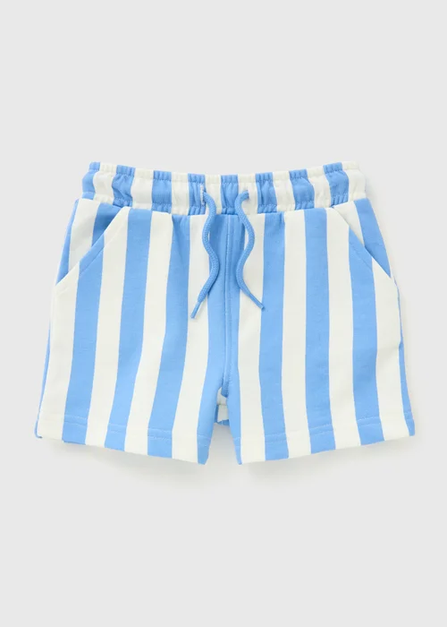 Boys Blue Stripe Shorts (1-7yrs) - 1 half year to 2 Image 1