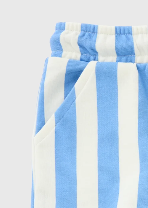 Boys Blue Stripe Shorts (1-7yrs) - 1 half year to 2 Image 2