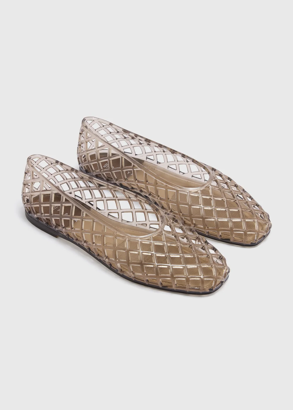 Black Jelly Ballet Shoes - 3 Image 1