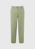 Khaki Tapered Leg Chinos - Size 8 Image 3