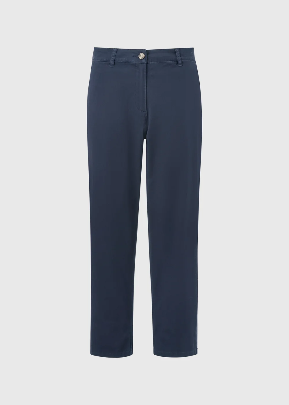 Navy Tapered Leg Chinos - Size 20 Image 1
