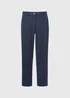 Navy Tapered Leg Chinos - Size 20 Image 1