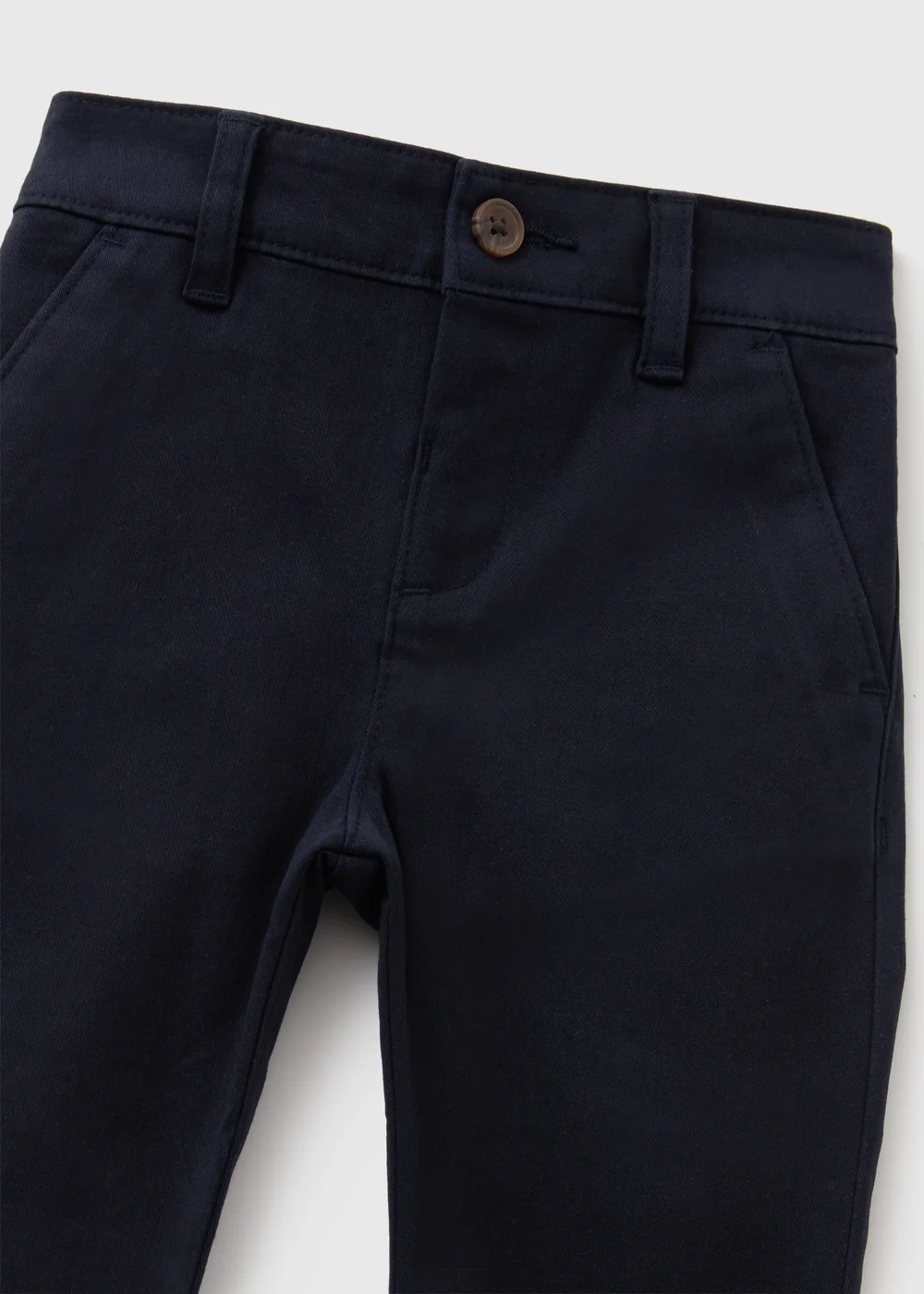 Boys Navy Chinos (1-7yrs) - 1 half year to 2 Image 2