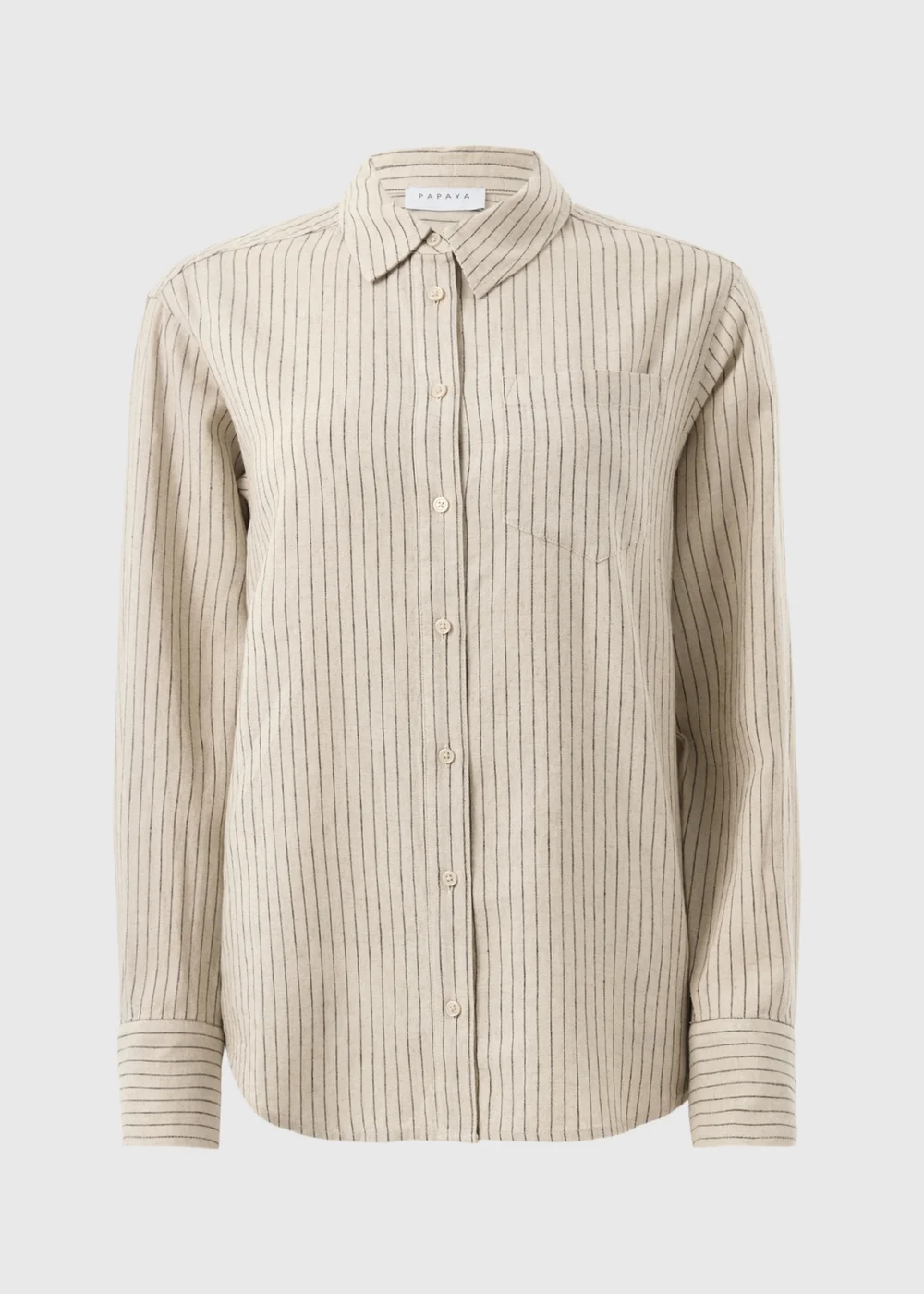 Stone Stripe Linen Rich Shirt - 14 Image 4