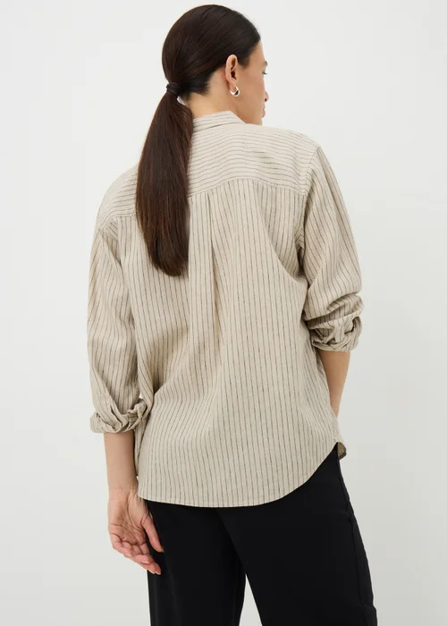 Stone Stripe Linen Rich Shirt - 14 Image 3