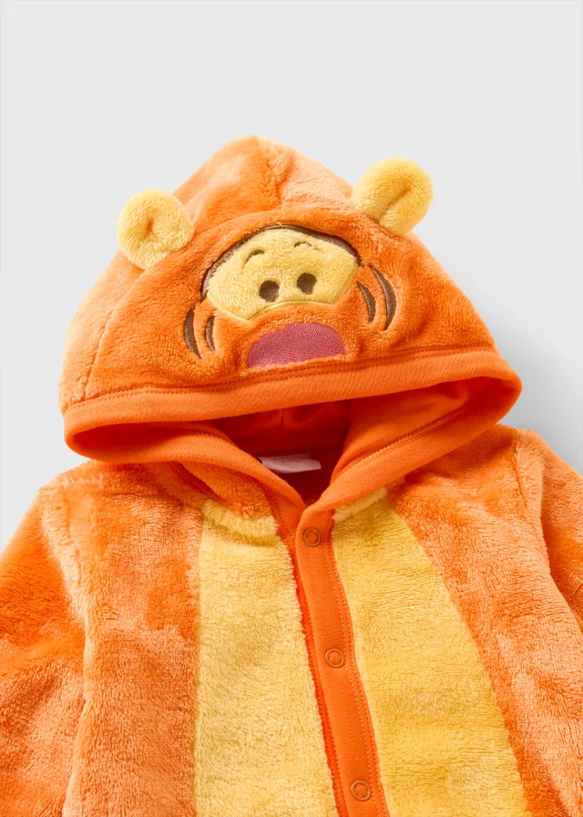 Disney Winnie The Pooh Baby Orange Tigger Pramsuit (0-18mths)