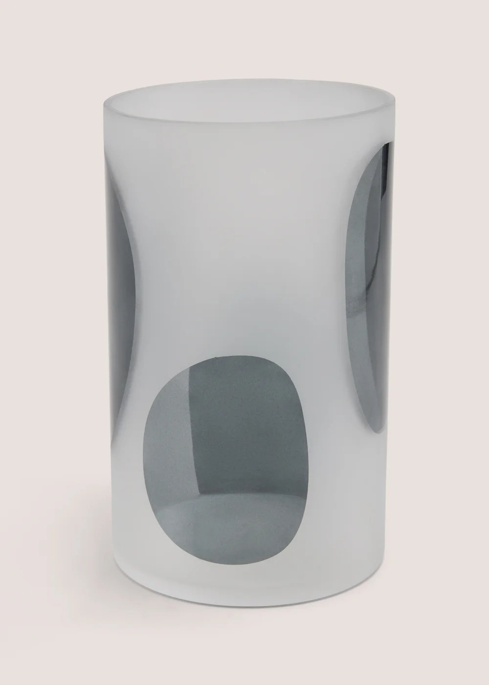 White Geometric Medium Vase Image 2