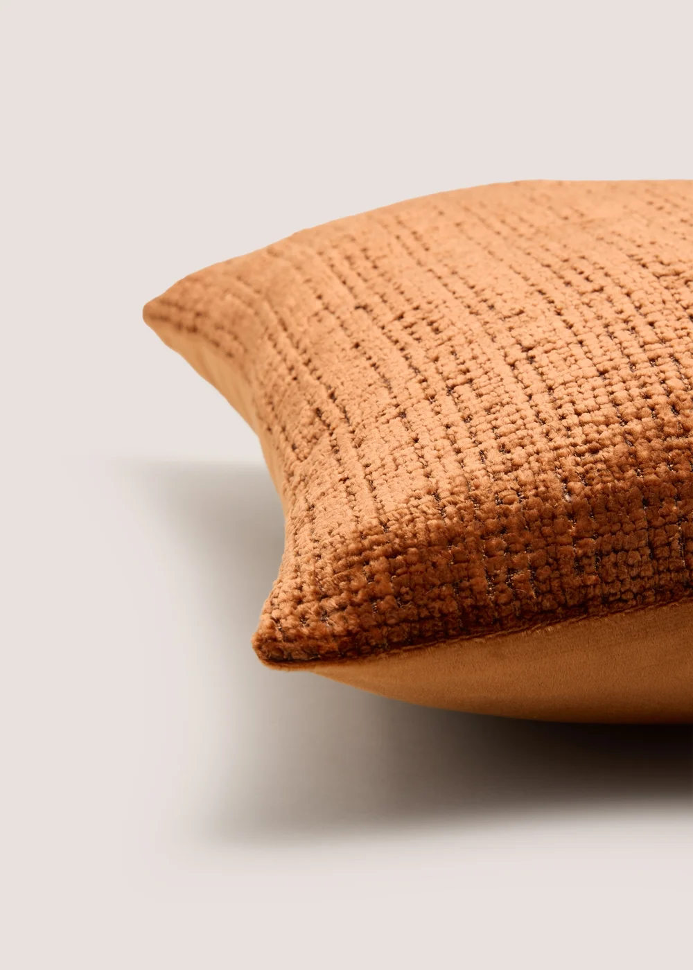 Orange Textured Cushion Image 2