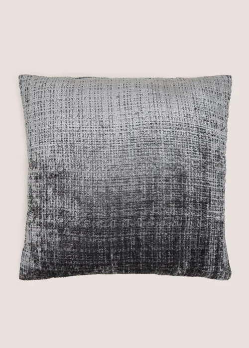 Charcoal Textured Cushion Image 1