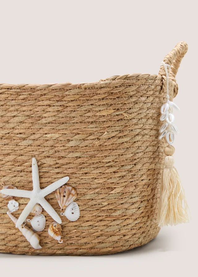 Shell Woven Basket