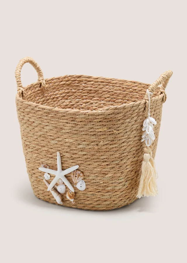 Shell Woven Basket