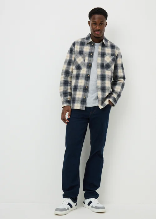 Blue Check Shacket - S Image 3