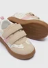 Girls Cream Floral Print Trainers (Younger 4-12) - Size 4 Infants Image 2