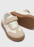 Boys Beige Faux Suede Trainers (Younger 4-12) - Size 4 Infants Image 2