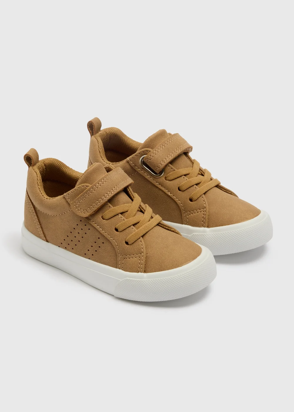 Boys Tan Smart Trainer (Younger 4-9) - Size 4 Infants Image 1