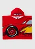 Cars Boys Red Lightning McQueen Poncho - One Size Image 1