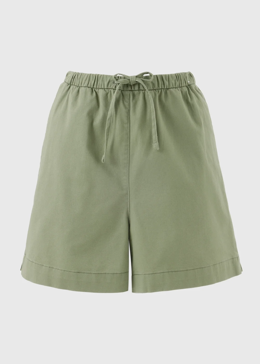 Khaki Pull On Shorts - 22 Image 4