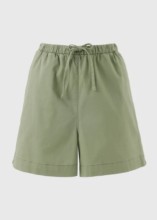 Khaki Pull On Shorts - 22 Image 4