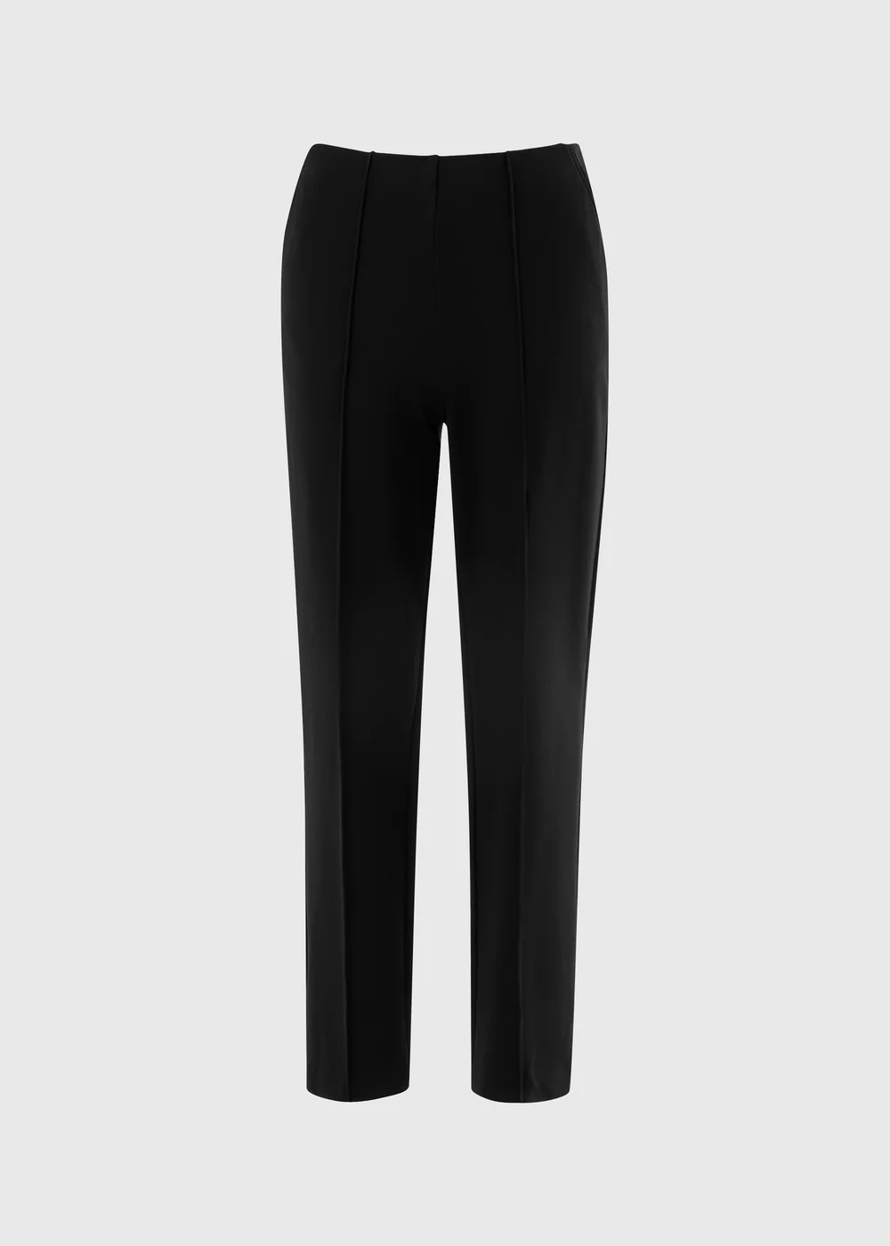 Et Vous Black Twill Ponte Straight Leg Trousers - 8 Image 1