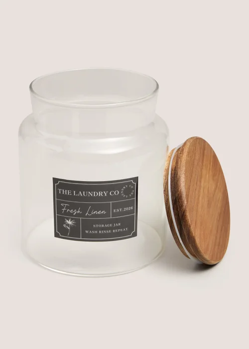Laundry Co Small Glass Jar Image 2